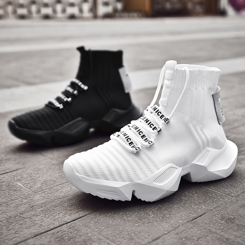 Fall men's thick-soled sports shoes