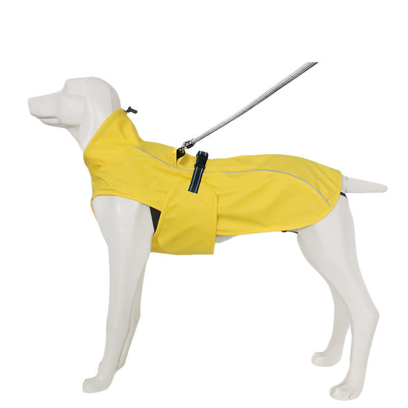 Pet Dog Fashion Casual Solid Color Waterproof Raincoat