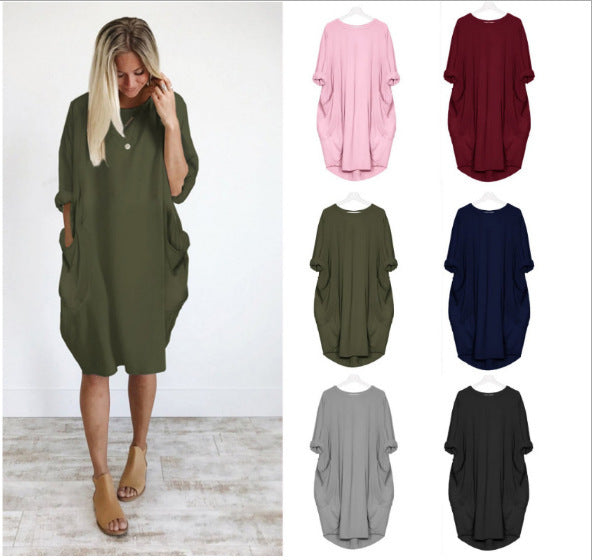 Casual Mid-length Dress