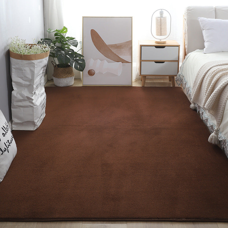 Short Wool Carpet Bedroom Bedside Blanket Floor Mat Mattress Children Crawling Floor Mat