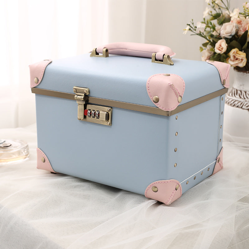 Cute Korean Style Storage Large Capacity Double Leather Case