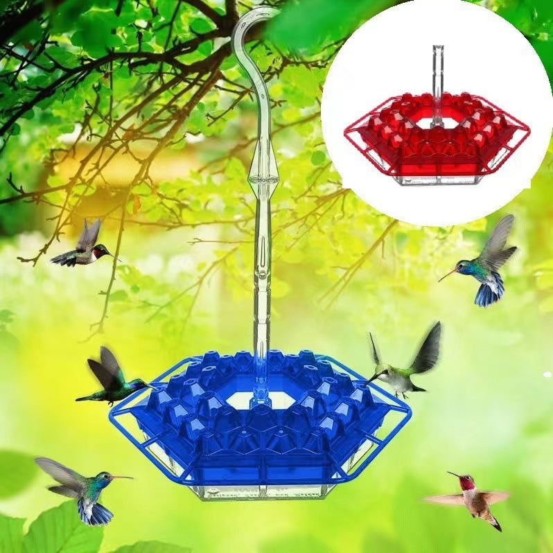 Hanging Hexagon With Hook Hummingbird Garden Feeder