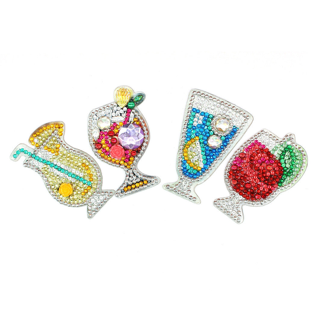 Diamond Painting Keychain Creative Children Cartoon Decorative Pendant