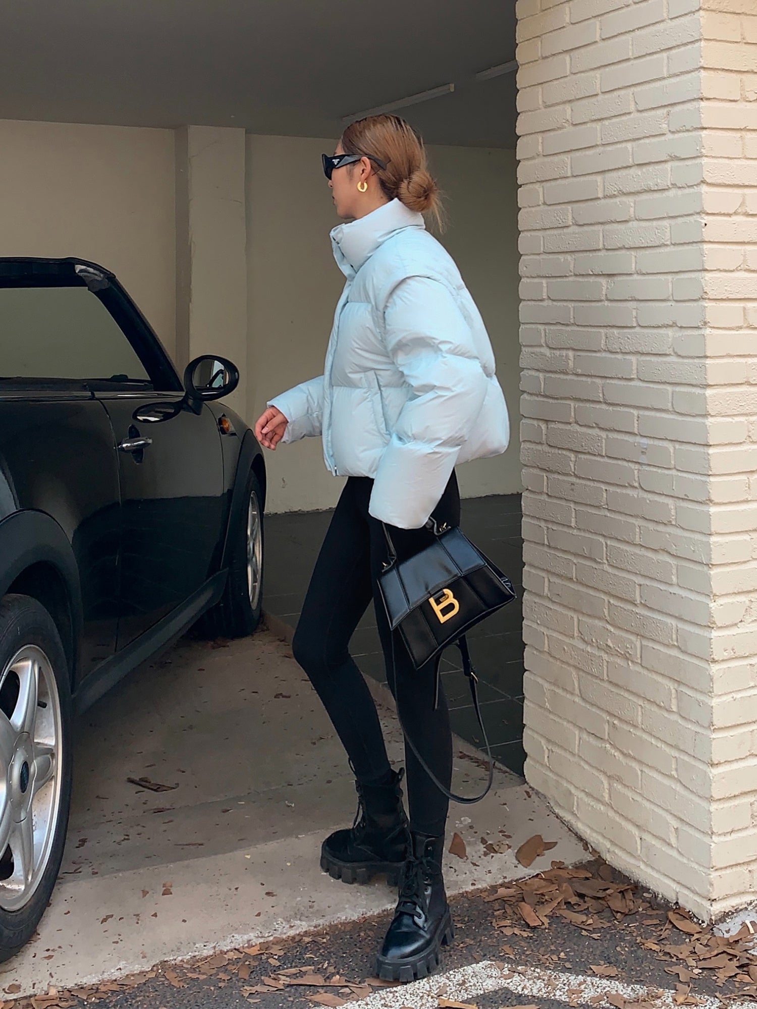 Loose White Duck Down Cotton-padded Jacket Coat