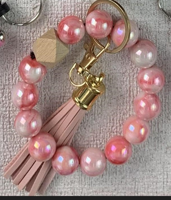 Silicone Beads Key Pendants Bracelet