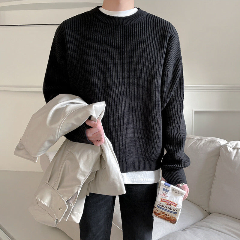 Fashion Personality Round-neck Sweater Men