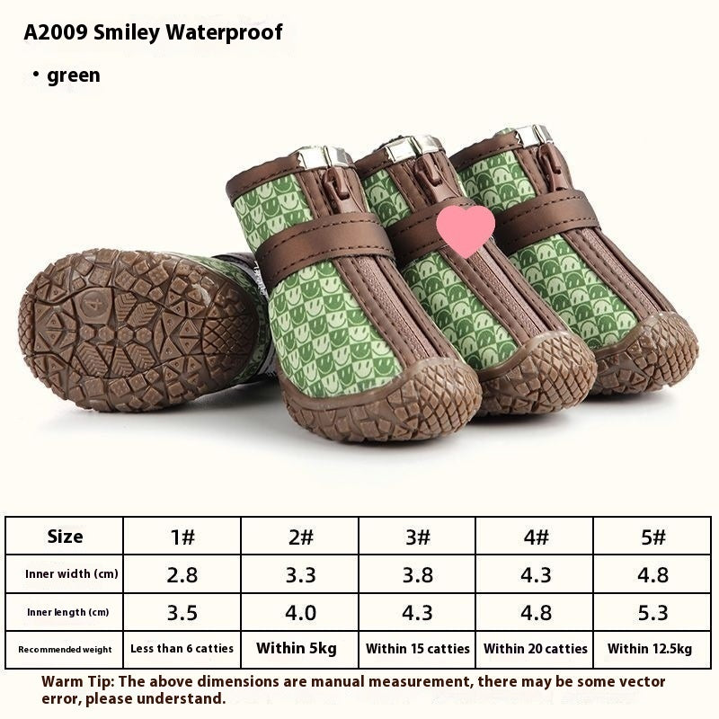 Waterproof, Non-slip, Wear-resistant Breathable Dog Shoes