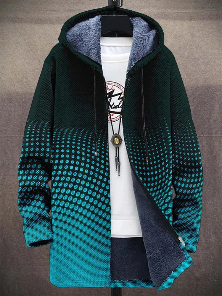 Men's 3d Digital Printed Hat Cardigan