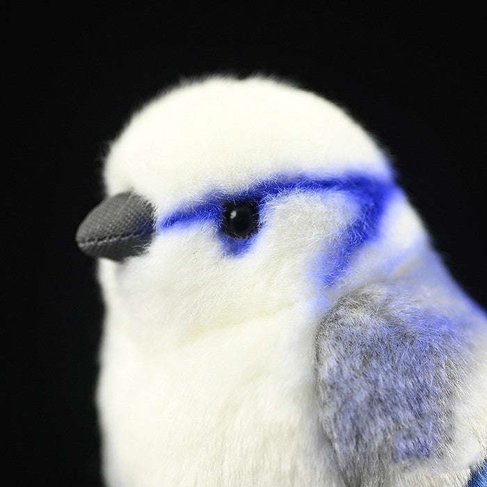 Gray Blue Tit Fat Chirp Plush Toy