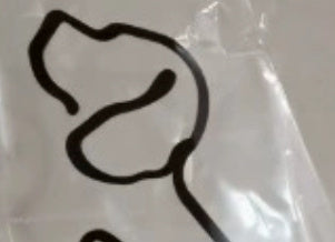 Simple Metal Dog Art Sculptured Ornaments Home Decoration