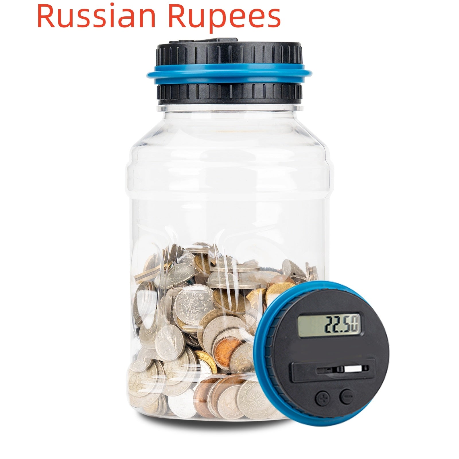Pounds Full Of Coin Bank Count Savings