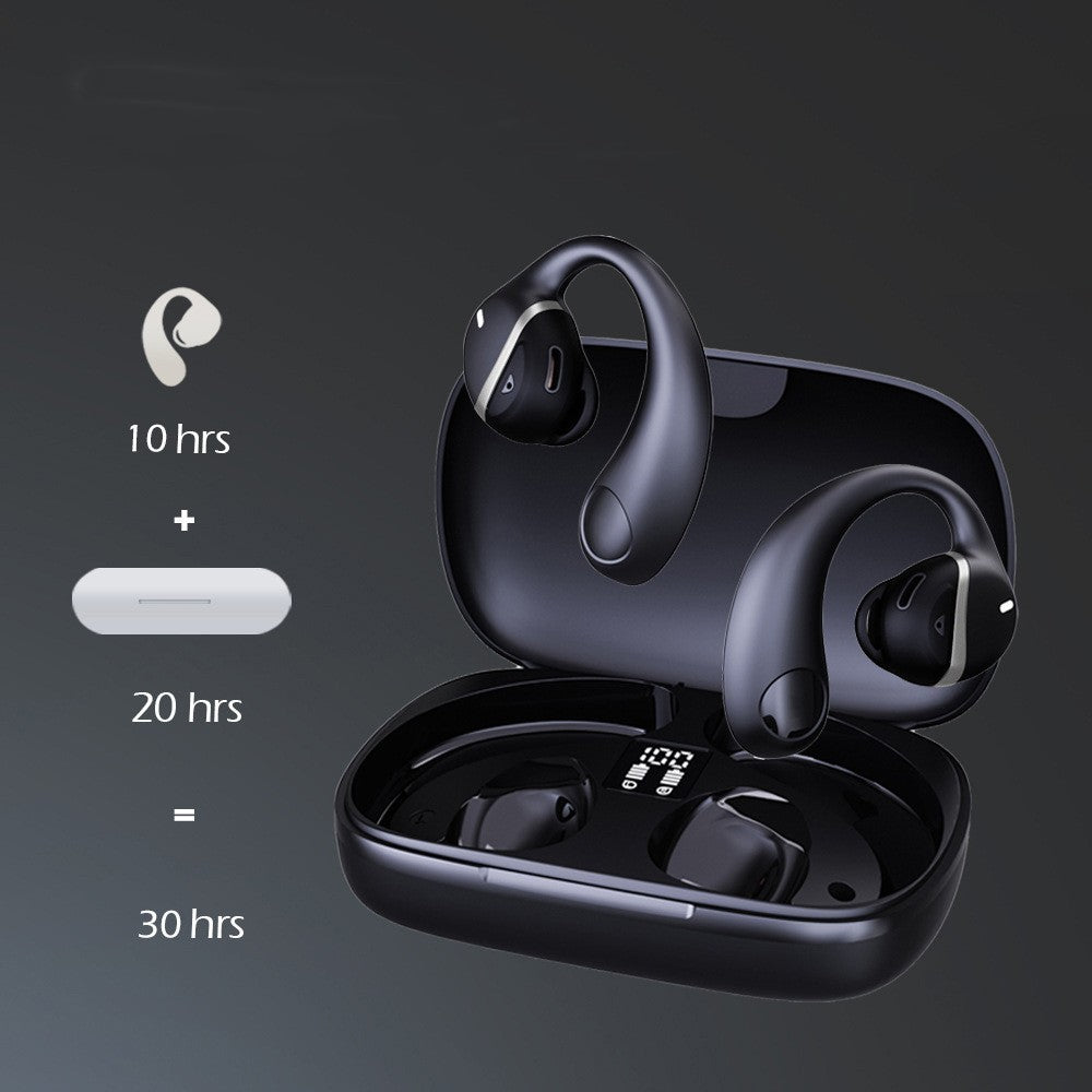 Bone Conduction True Wireless Ear Clip Ear Ultra-long Life Battery Headset