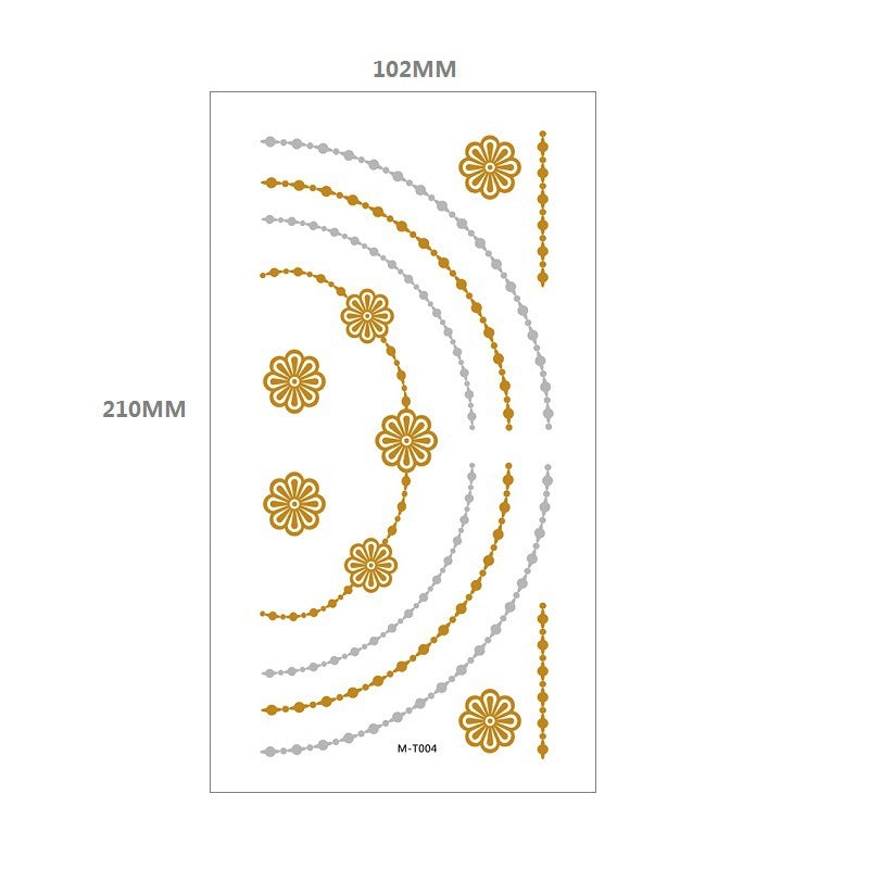 Gliding Tattoo Sticker Water Transfer Waterproof Tattoo Sticker