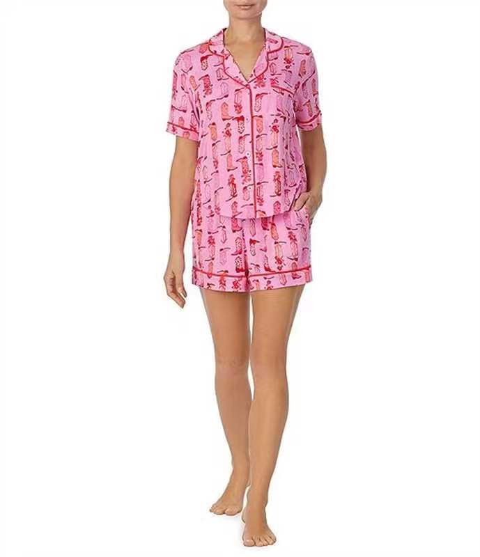 Fashion Striped Casual Two-piece Suit Pajamas For Women