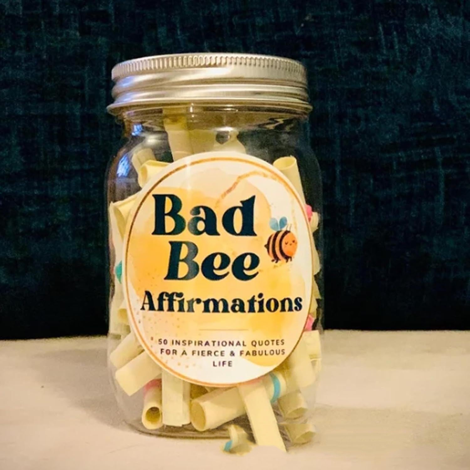 Glass Daily Surprise Encouragement Jar