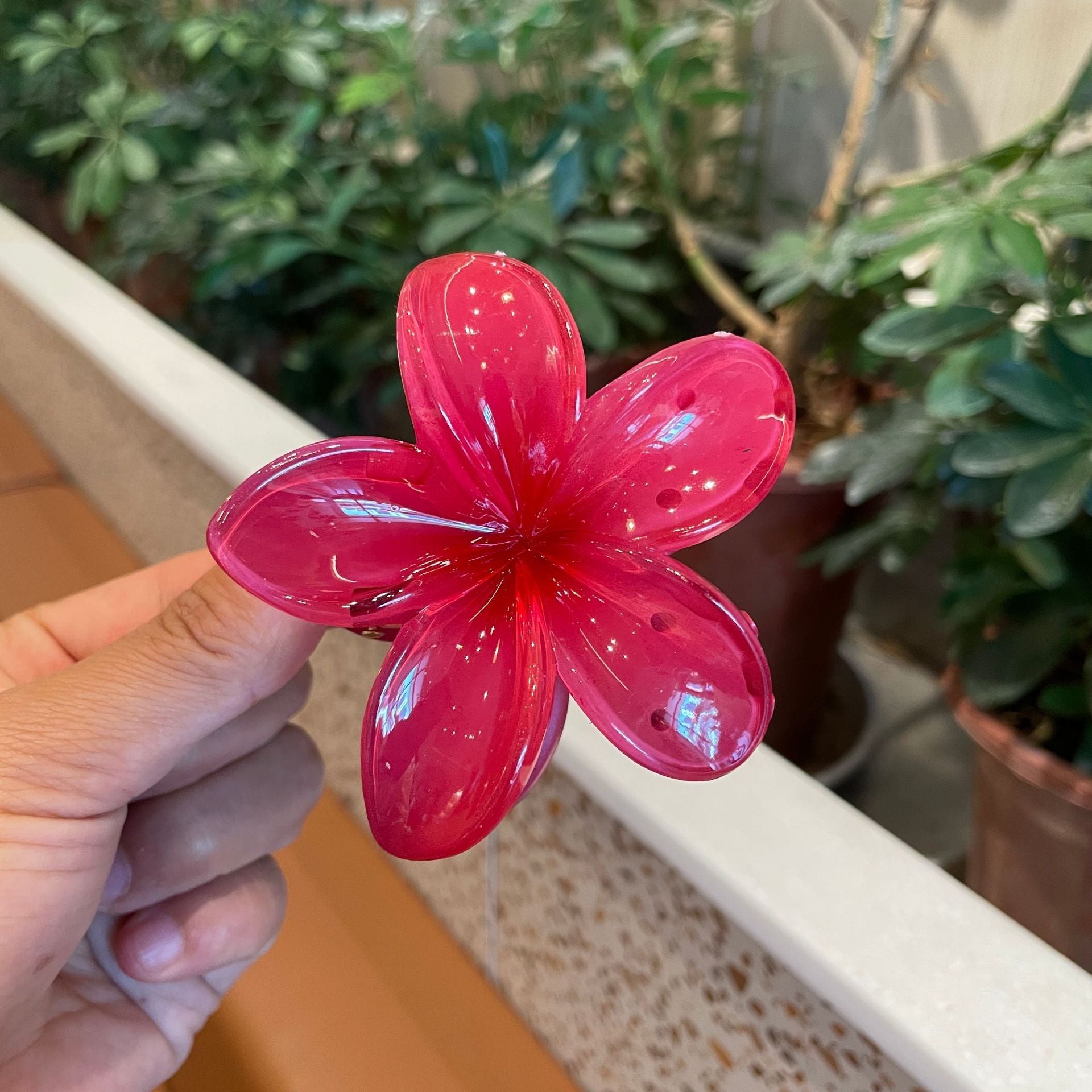 Flower Barrettes Women's Colorful Updo Gadget Hair Accessories