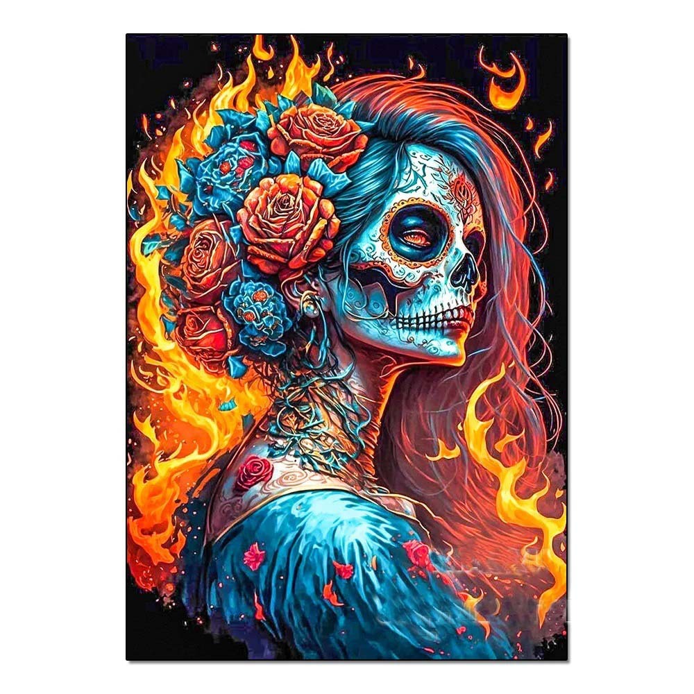 DIY Handmade Diamond Painting With Colorful Animals And Full Diamonds