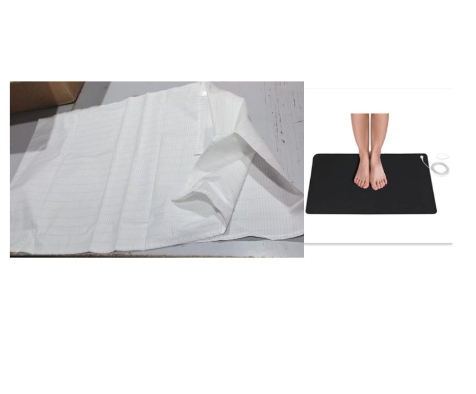 Grounding Bed Sheet Cotton Silver Fiber