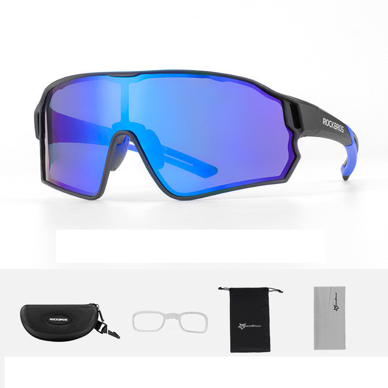 New Cycling Glasses Polarized Color Changing Windproof Myopia Running Sports