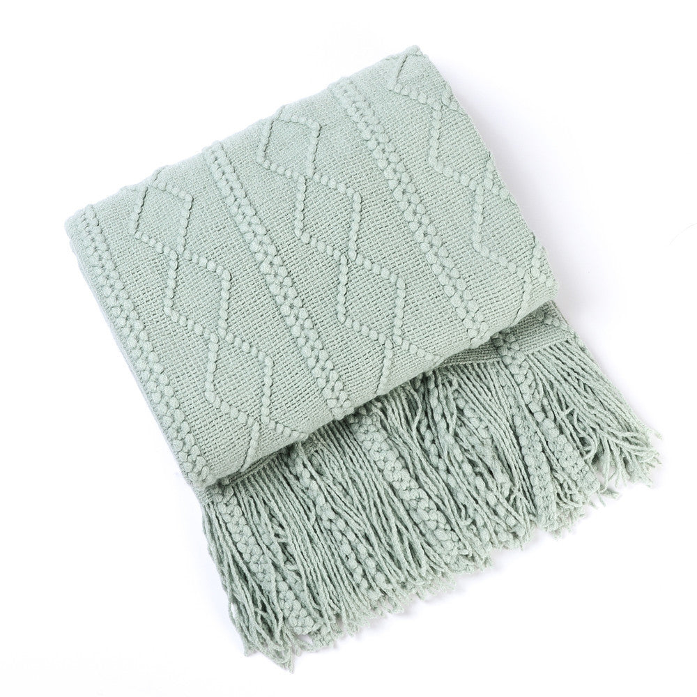 Knitted Blanket Nap Sofa Cover Blanket