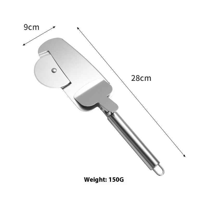 3-in-1 Pizza Cutter With Hanging Holes Labor-Saving Durable Rolling Cutter For Kitchen Cooking Kitchen Gadgets