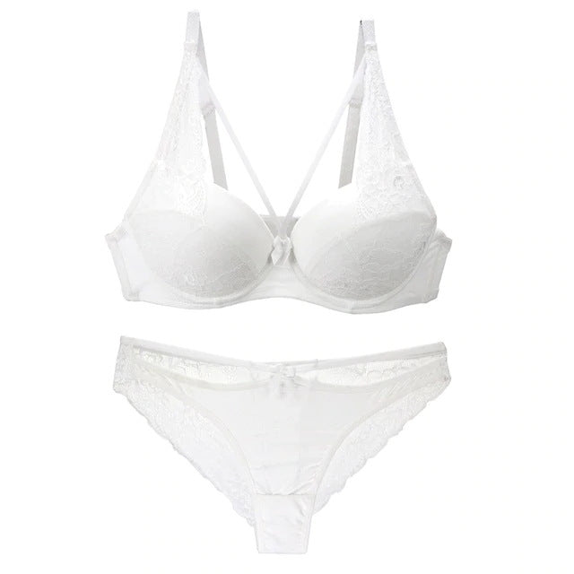 Women's Lace Bra Panties Set