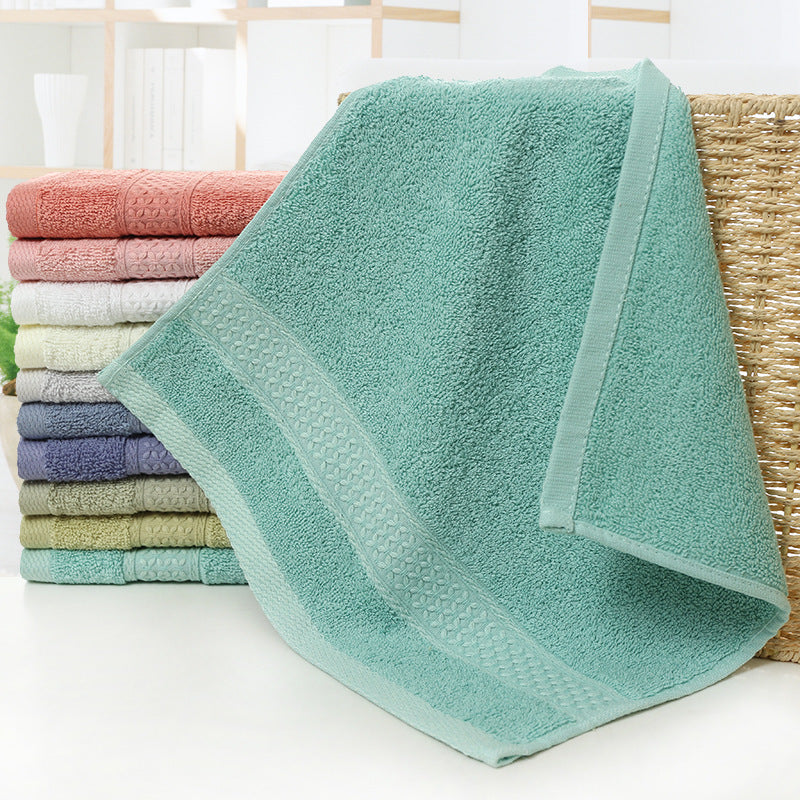 12-color Square Scarf Pure Cotton Plain Small Towel Square
