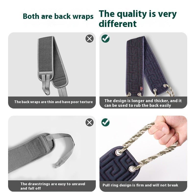 Bath Towel Double-sided Strong Back Decontamination Rub