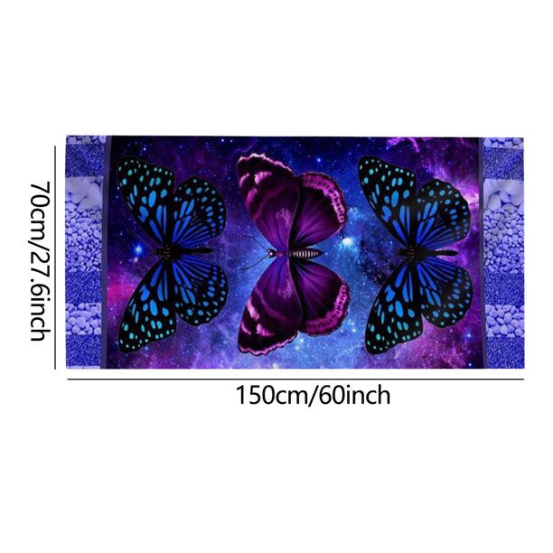 Butterfly Pattern Printed Beach Towel