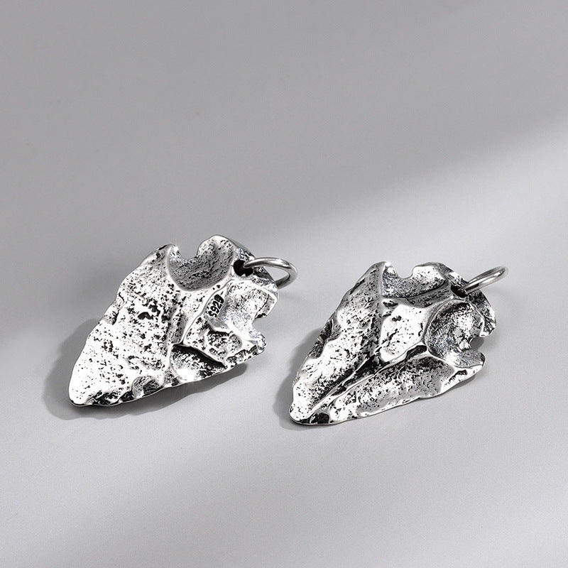 Arrow Silver Pendant Retro Distressed Fashion Hip Hop Personality