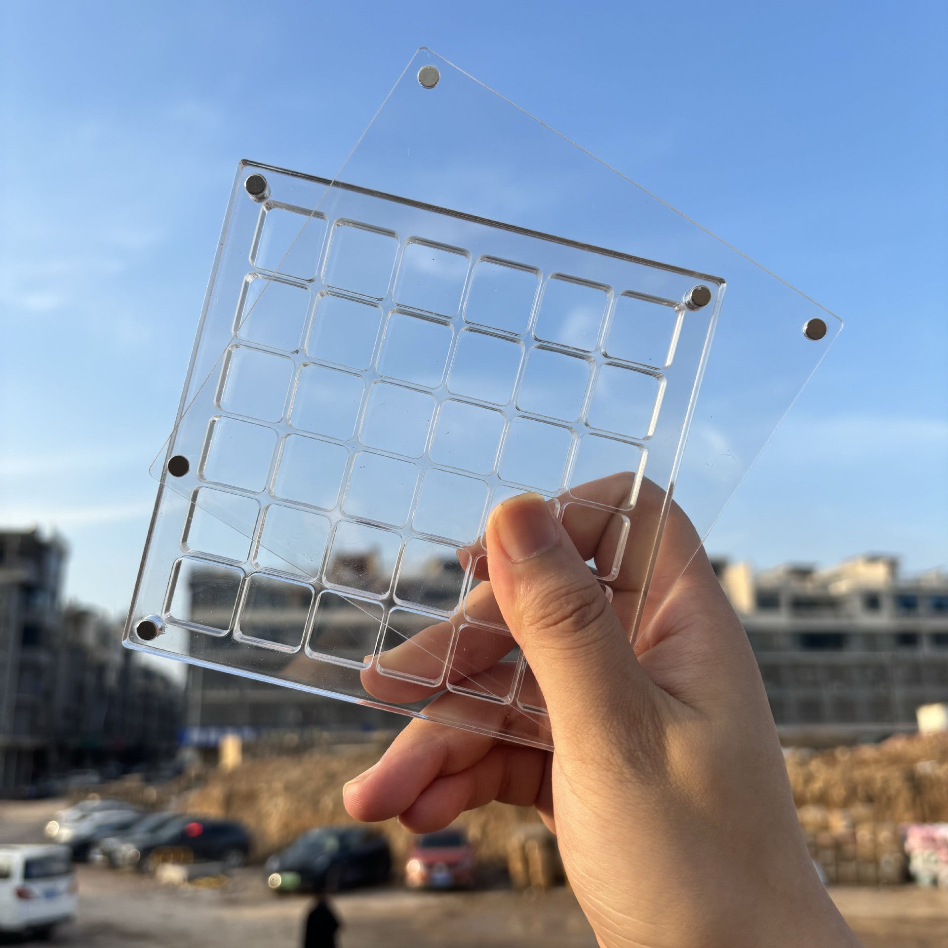 Creative Transparent Acrylic Shell Storage Box