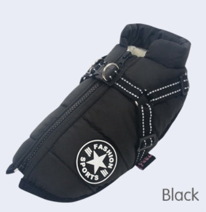 Warm Pet Vest In Autumn And Winter Reflective And Thickened