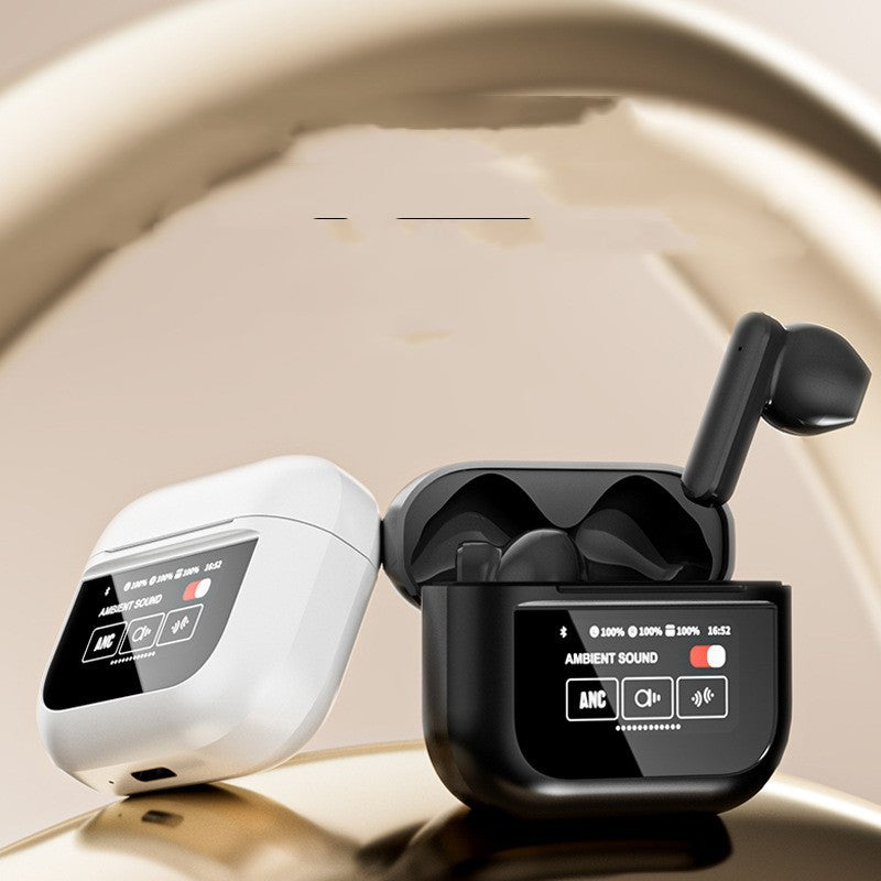 Touch Screen Bluetooth Headset - High Resolution LCD Display