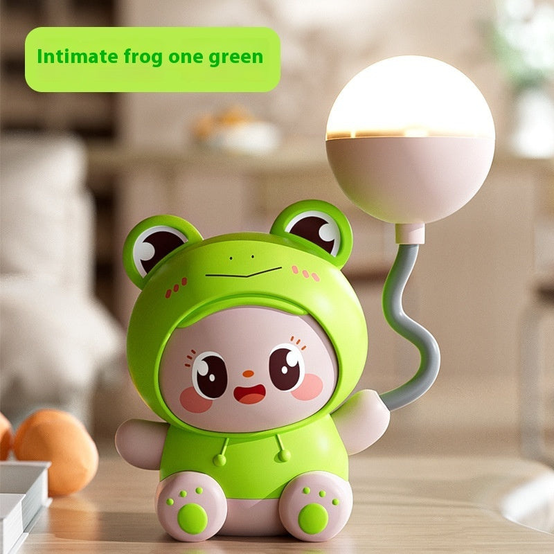 Cartoon Cute Pet Table Lamp Folding USB Charging Bedroom Bedside Lamp