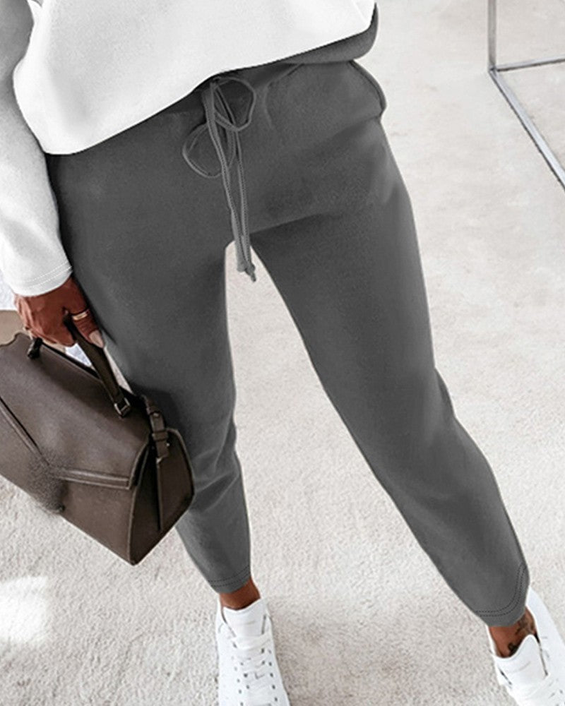 Women's Casual Printed Two-piece Suit Clothing