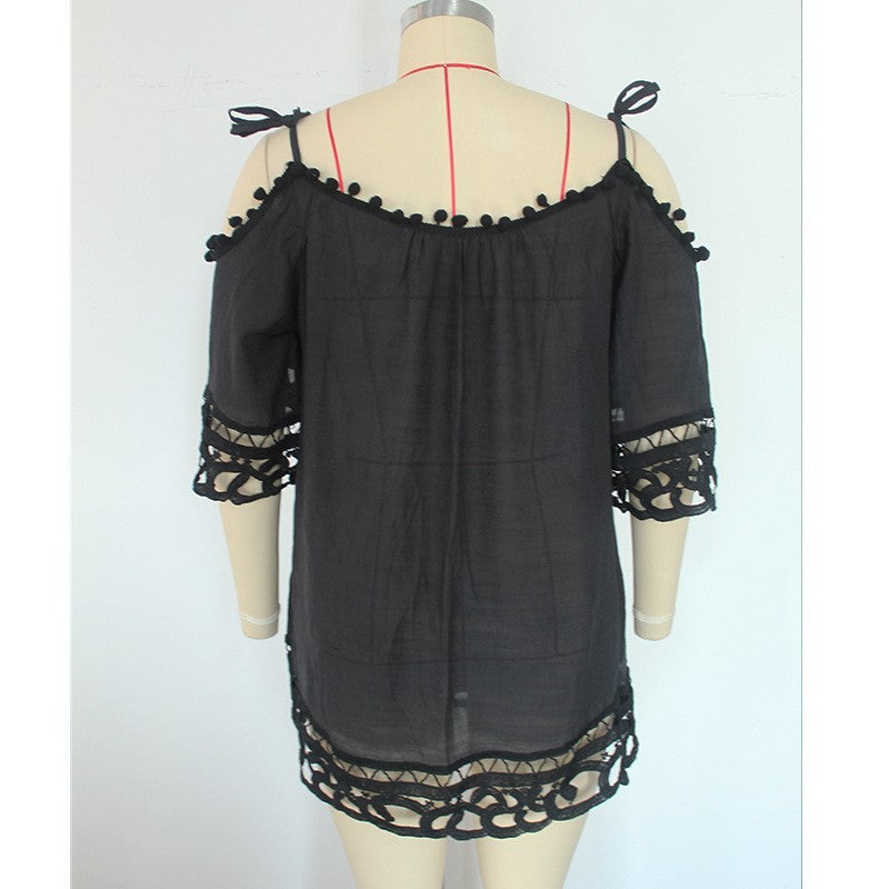 Loose Casual Vacation Beach Sun Protection Suit Swimsuit Cover Up