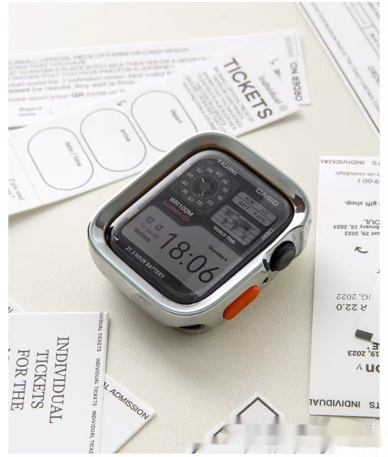 Frosted Protective Electroplated Watch Case