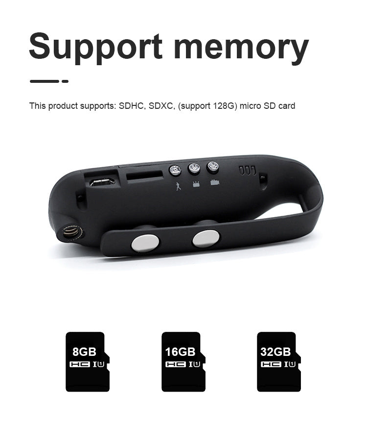 Detect Outdoor Sports Clip Collar Camera