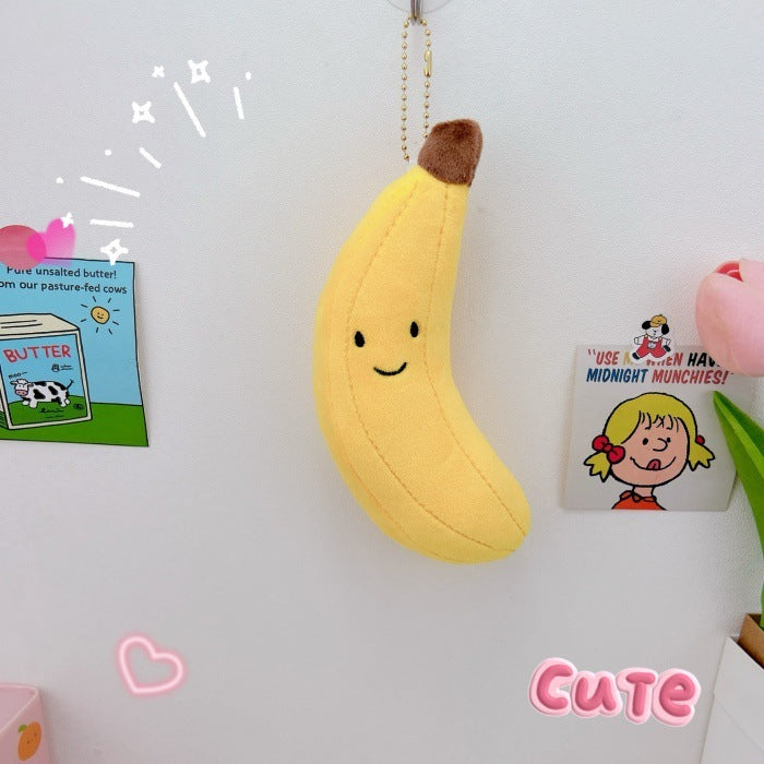 Creative Plush Cute Fruit Keychain Pendant