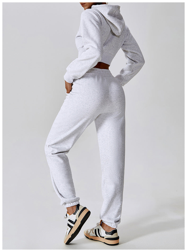 Loose Long Sleeve Sweatershirt Coat For Women