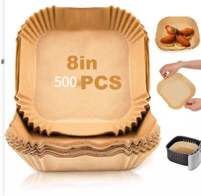 Food Grade Air Fryer Paper Oiled Paper Plate Disposable Baking Paper
