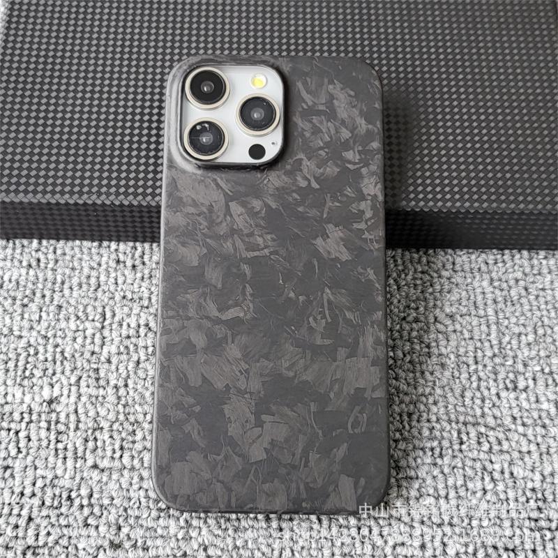 Forged Pattern Carbon Fiber Phone Shell