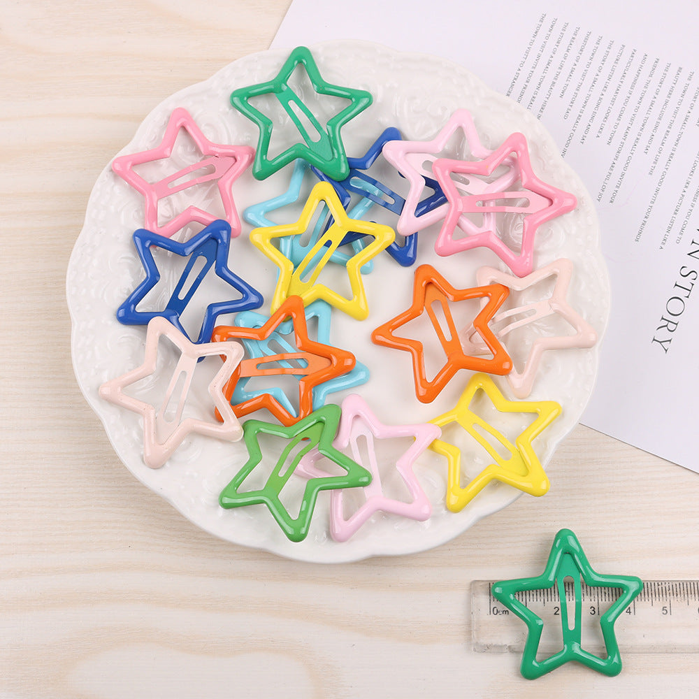 Dopamine Y2g Pentagram Hairpin Candy Color