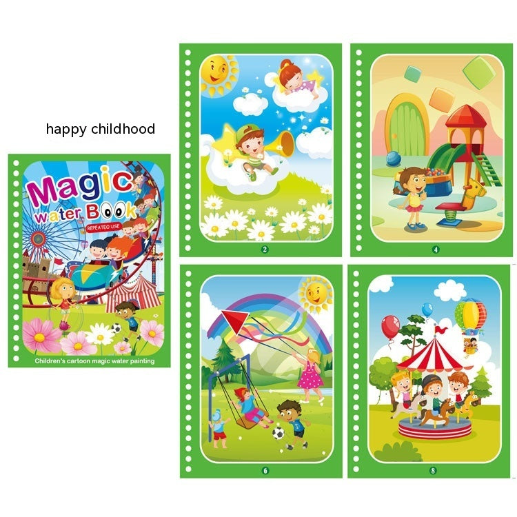 Children's Diy Magic Water Picture Book