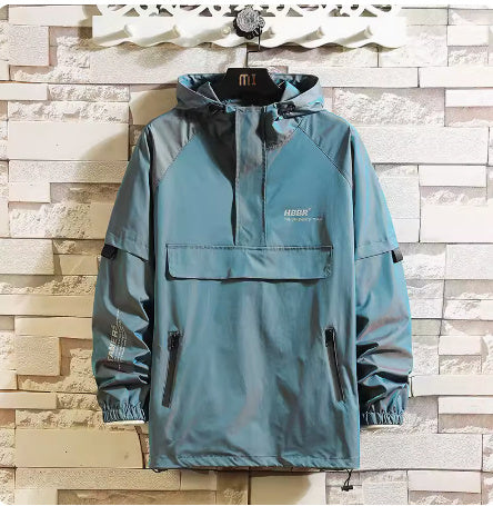 Two Reflective Hoodie Jackets For Men