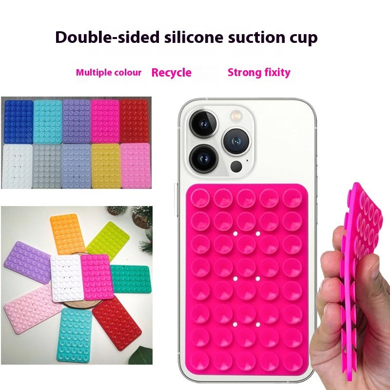 Double-sided Silica Gel Sucker Mobile Phone Anti-skid Holder