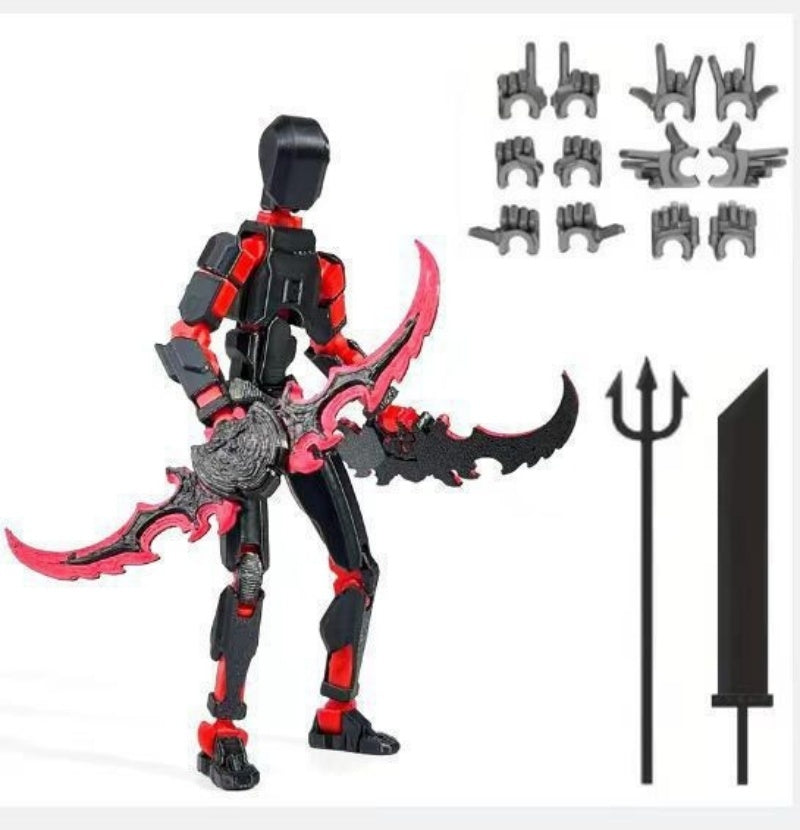 3D Printing Multi-movable Joint Doll Decoration