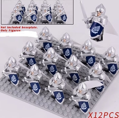 Soldiers Put Together Regimental Battle Blocks