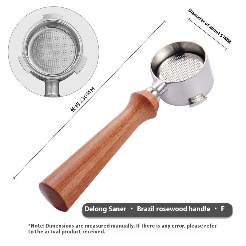 51mm Coffee Machine Handle Modified Solid Wood Handle