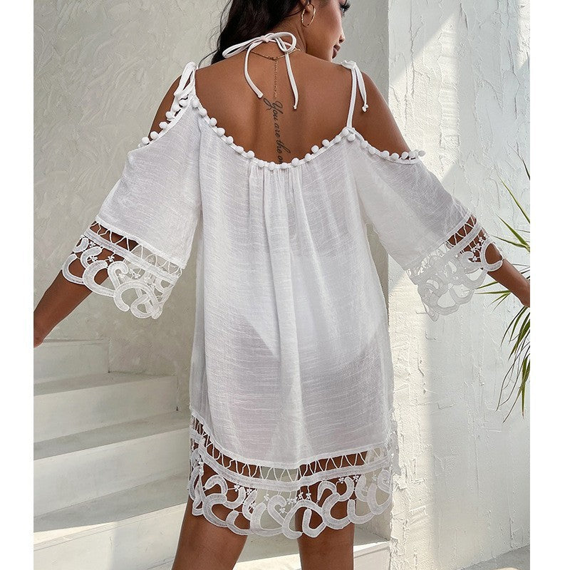 Loose Casual Vacation Beach Sun Protection Suit Swimsuit Cover Up